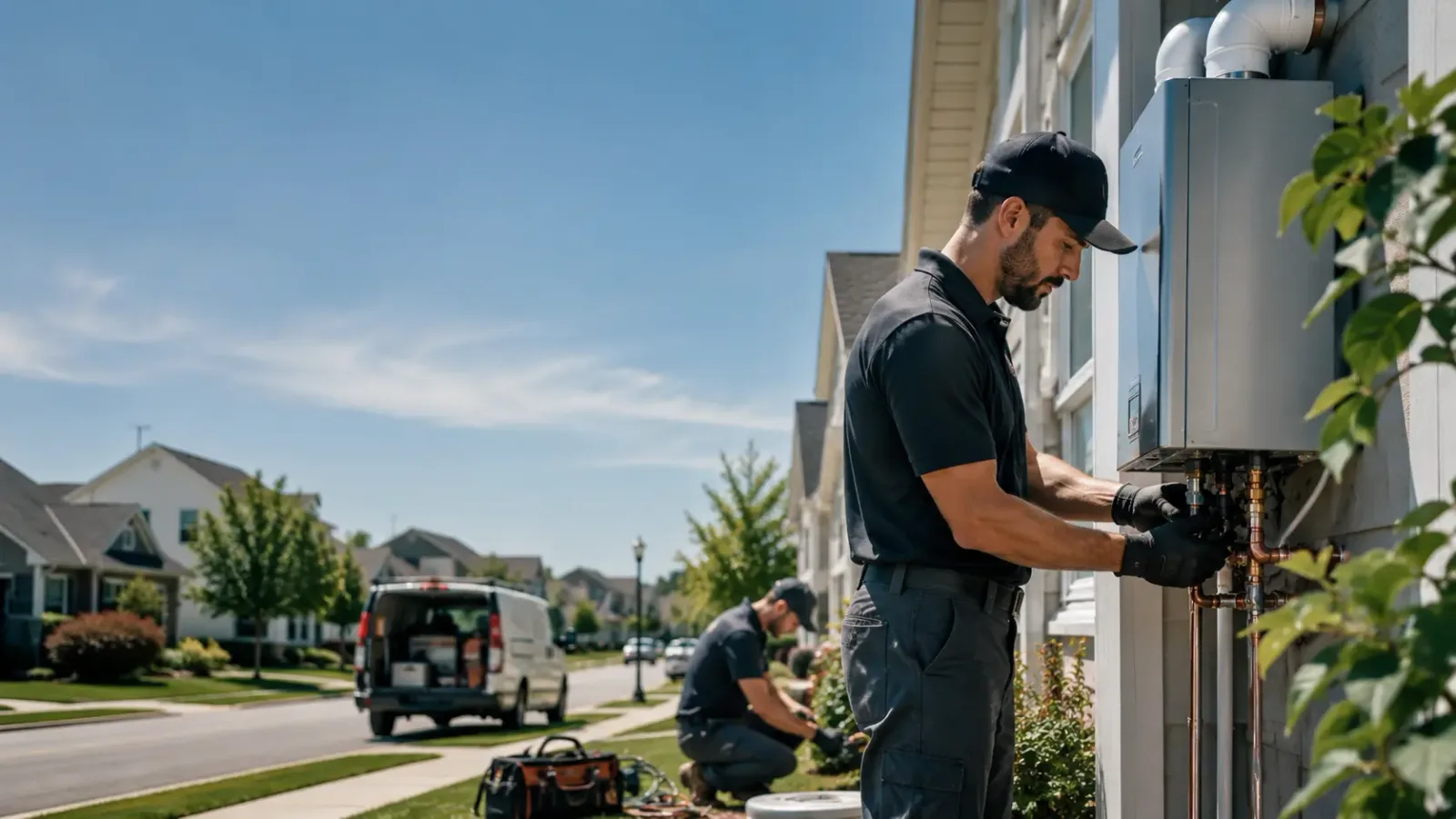Tankless Water Heater Installation in Ladora, IA